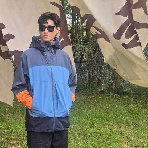 2-1 定制工作服選定制軟殼沖鋒衣拼色三合一