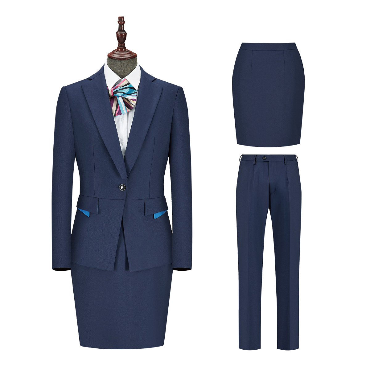 女士修身小西裝