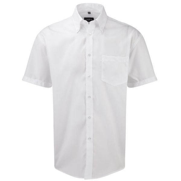 新疆棉D(zhuǎn)P免燙短袖襯衫定制款式圖片